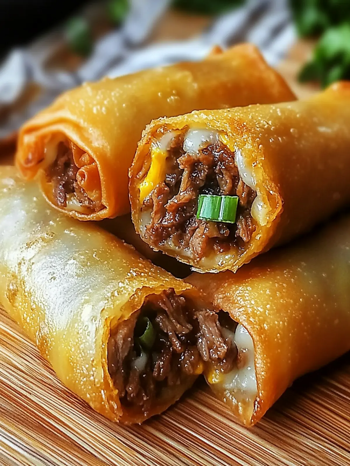 Crispy Philly Cheesesteak Egg Roll Recipe in Just 35 Minutes 4 Philly Cheesesteak Egg Roll
