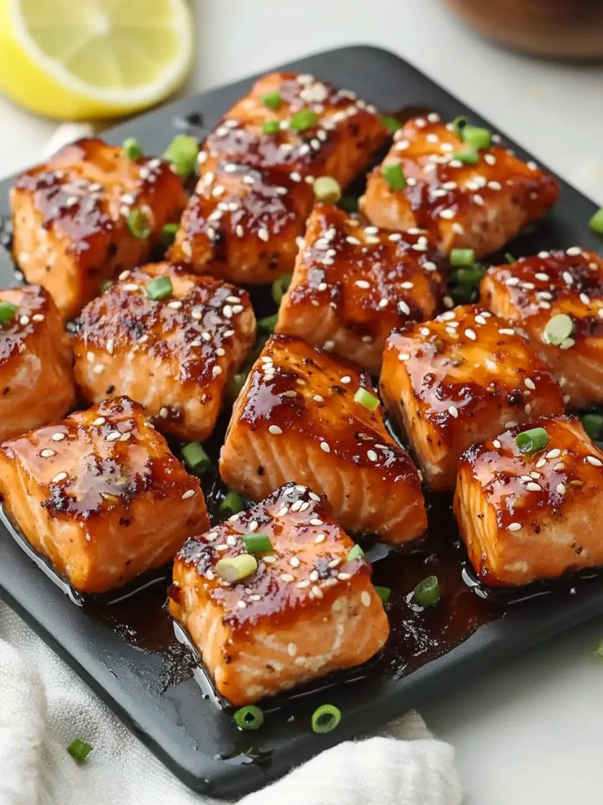 Delicious Honey Garlic Salmon Bites: Quick and Healthy Treats 4 Honey Garlic Salmon Bites