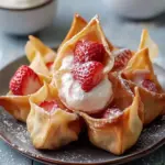 Quick Strawberry Cheesecake Wontons for Sweet Family Fun 84 Quick Strawberry Cheesecake Wontons