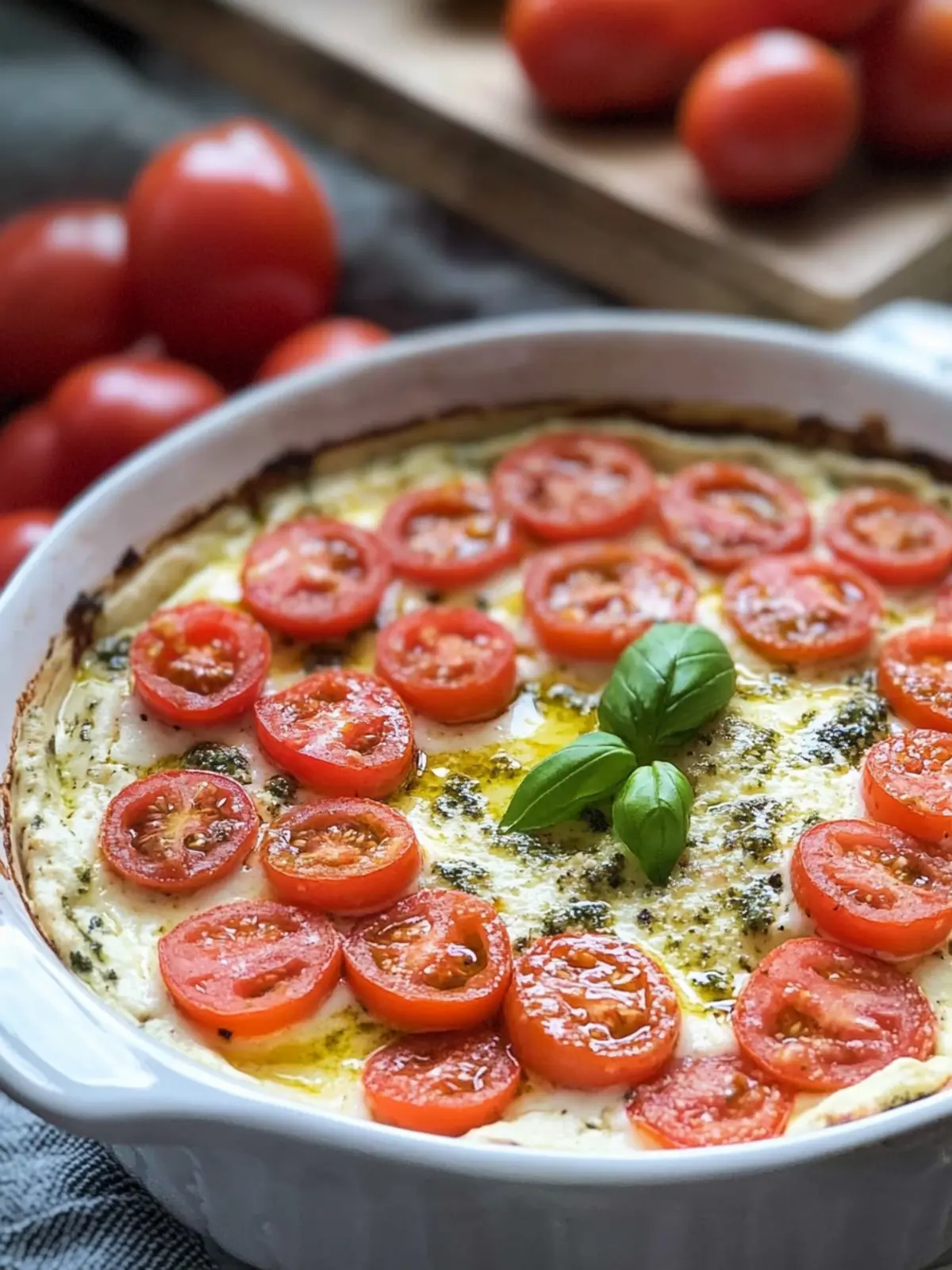Irresistibly Easy 3 Ingredient Warm Caprese Dip Recipe 2 Easy 3 Ingredient Warm Caprese Dip