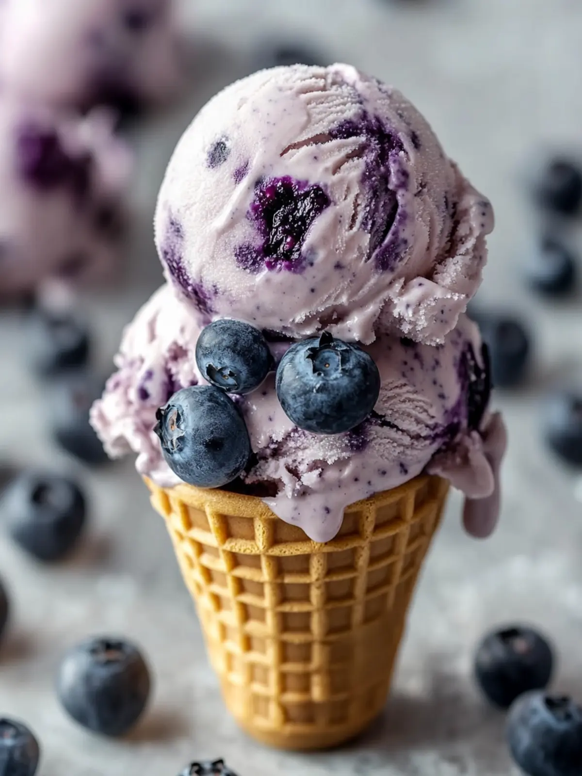 Delicious Blueberry Cheesecake Ice Cream for Summer Bliss 3 Blueberry Cheesecake Ice Cream