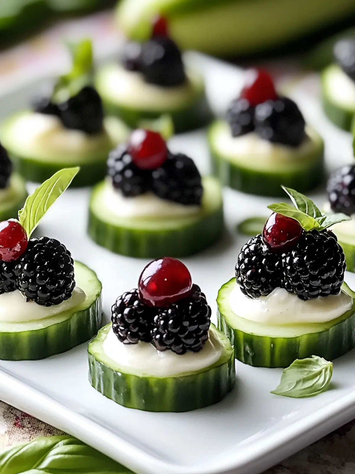Delicious Blackberry-Cucumber Caprese Bites for Summer Fun 2 Blackberry-Cucumber Caprese Bites