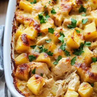 Loaded Chicken and Potato Casserole: Comfort Food Bliss 9 Loaded Chicken and Potato Casserole