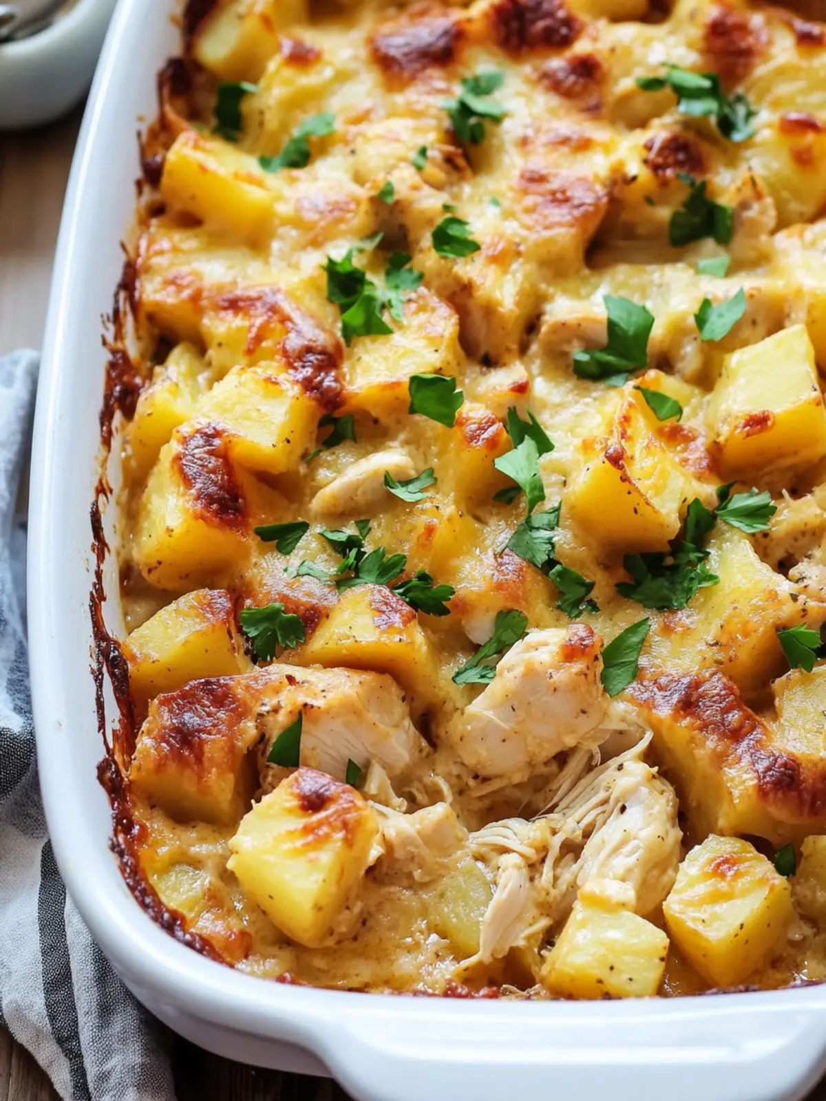 Loaded Chicken and Potato Casserole: Comfort Food Bliss 5 Loaded Chicken and Potato Casserole