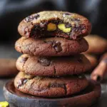 Dubai Chocolate Cookies with Crunchy Pistachio Delight Bliss 6 Dubai Chocolate Cookies with Crunchy Pistachio Delight