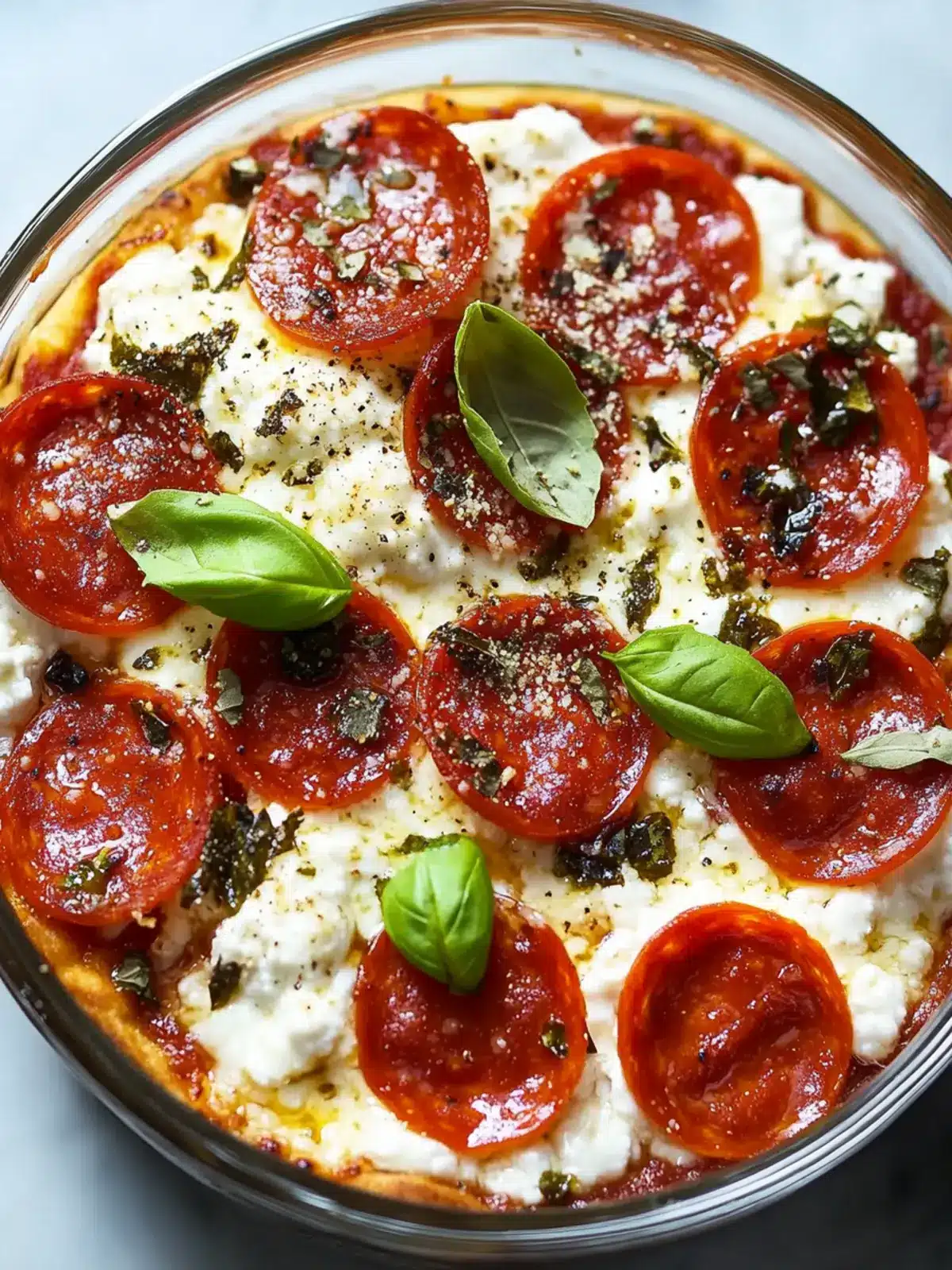 Delicious Cottage Cheese Pizza Bowl for a Healthy Pizza Night 5 Cottage Cheese Pizza Bowl