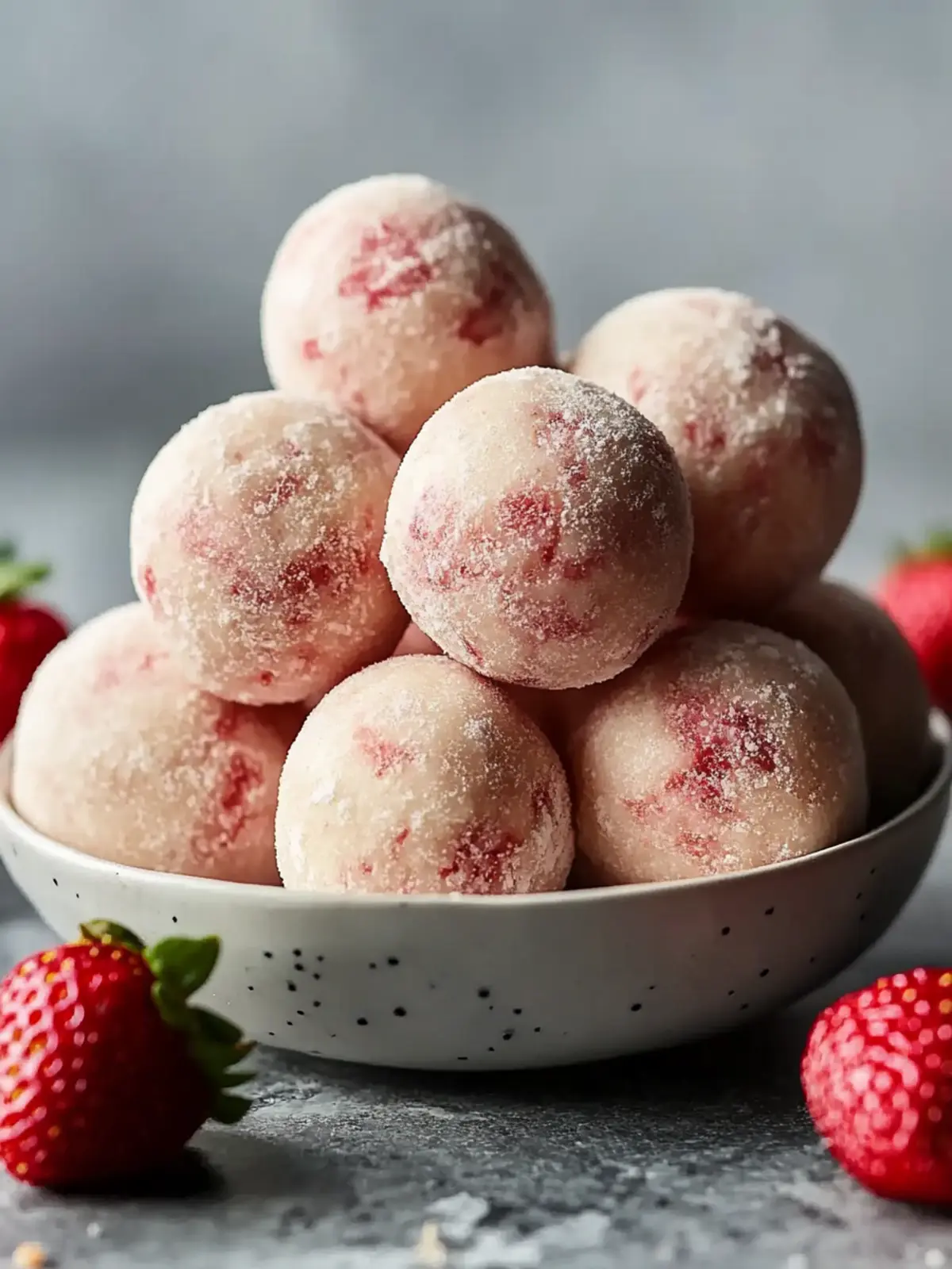 Delicious Strawberry Cheesecake Protein Balls You’ll Love 2 Strawberry Cheesecake Protein Balls