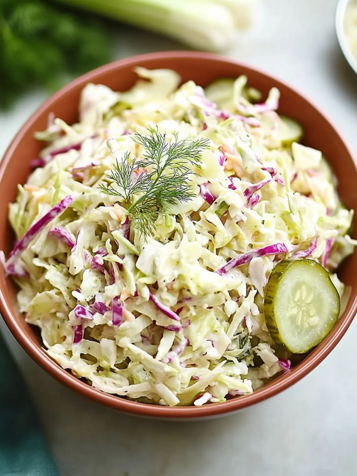 Dill Pickle Coleslaw: A Refreshing Twist on a Southern Classic 4 Dill Pickle Coleslaw