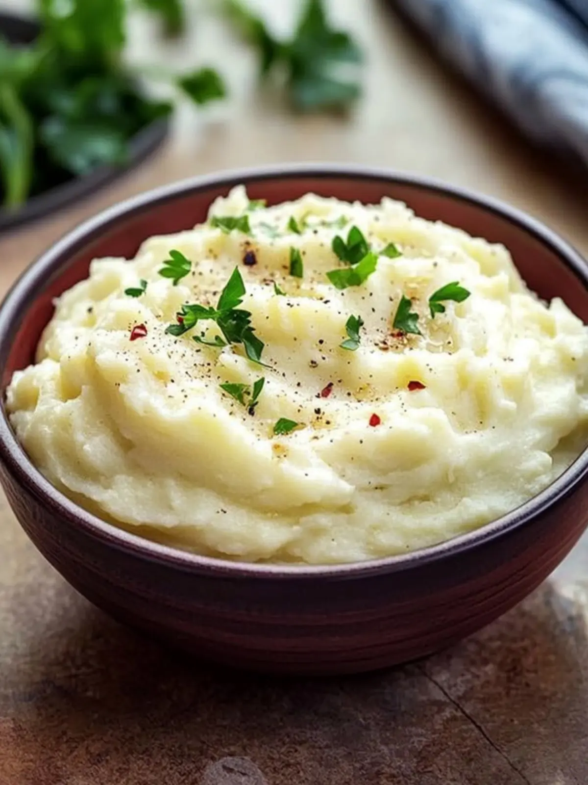 Creamy Garlic Mashed Cauliflower You'll Crave Again and Again 3 Creamy Garlic Mashed Cauliflower