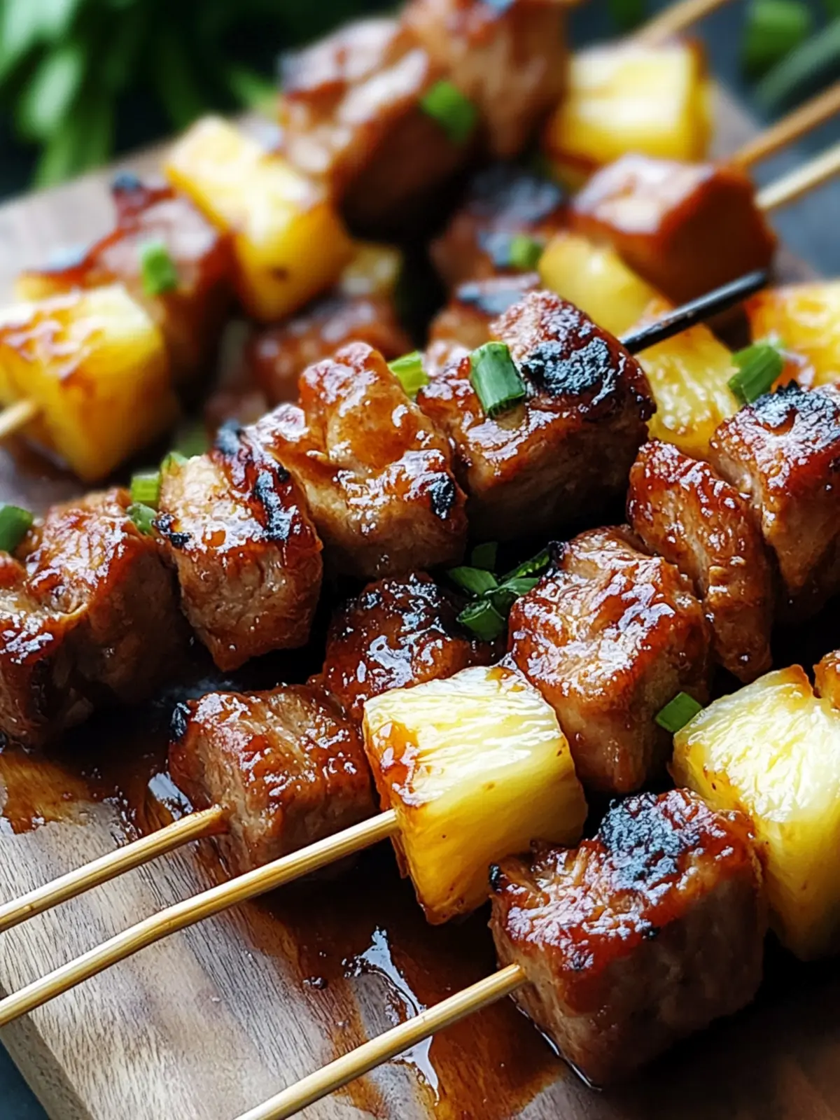 Pineapple BBQ Pork Skewers That Will Wow Your Taste Buds 3 Pineapple BBQ Pork Skewers