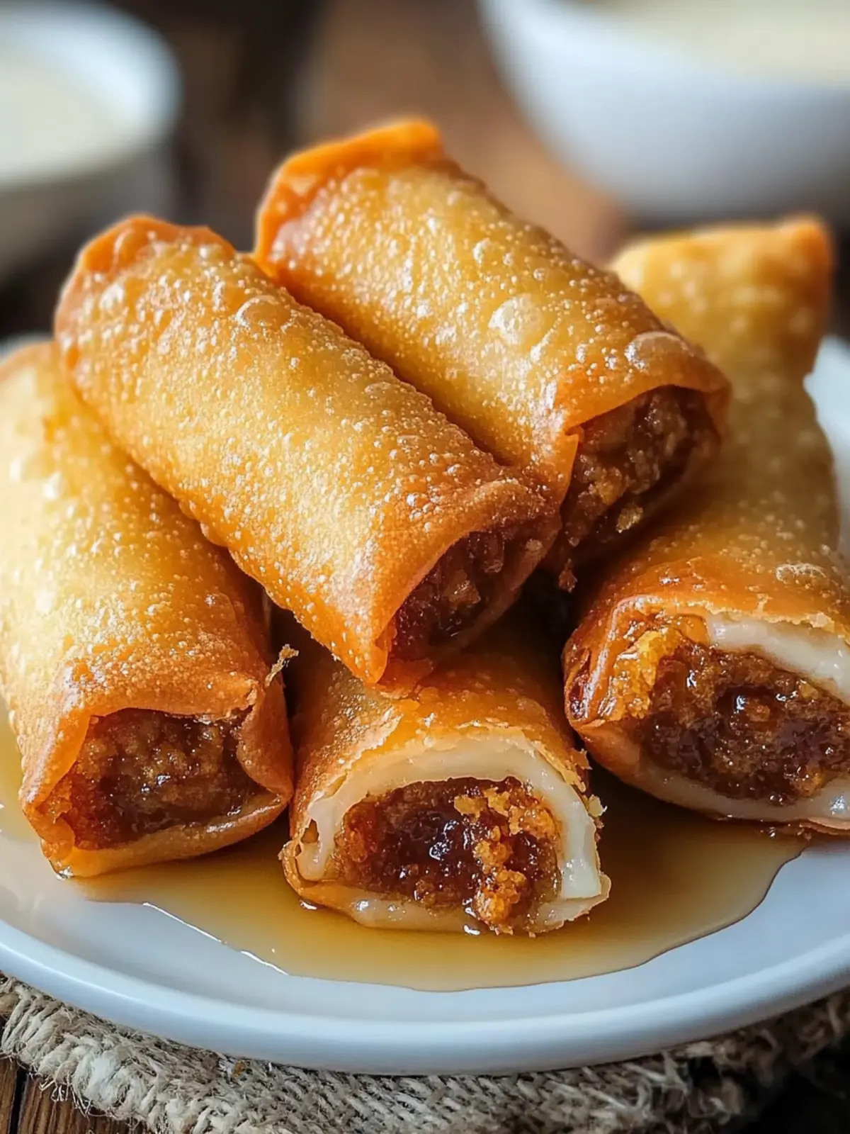 Texas Twinkies Egg Rolls with Honey: Crispy, Sweet Perfection 3 Texas Twinkies Egg Rolls with Honey