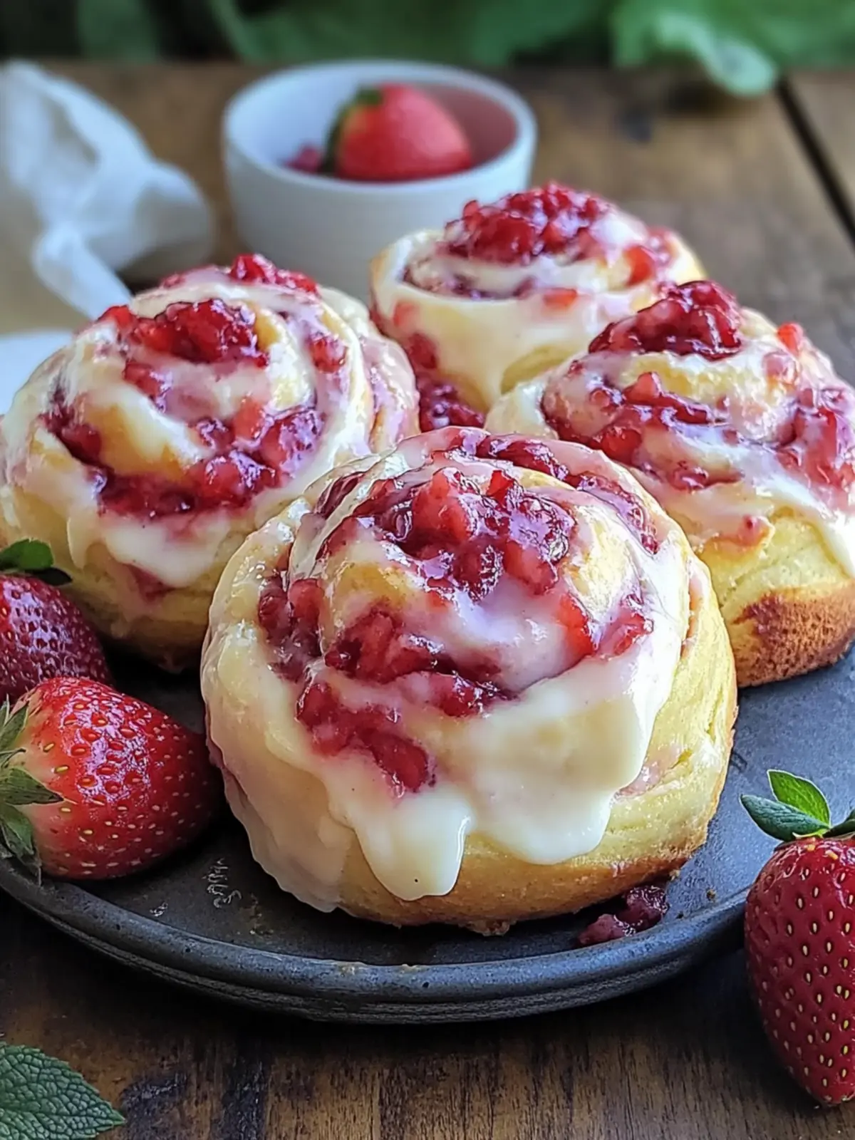 Decadent Strawberry Cheesecake Cinnabon Rolls to Savor 5 Strawberry Cheesecake Cinnabon Rolls