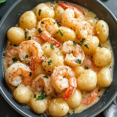 Creamy Shrimp and Gnocchi with Garlic Parmesan Delight in 30 Minutes 9 Creamy Shrimp and Gnocchi with Garlic Parmesan Delight