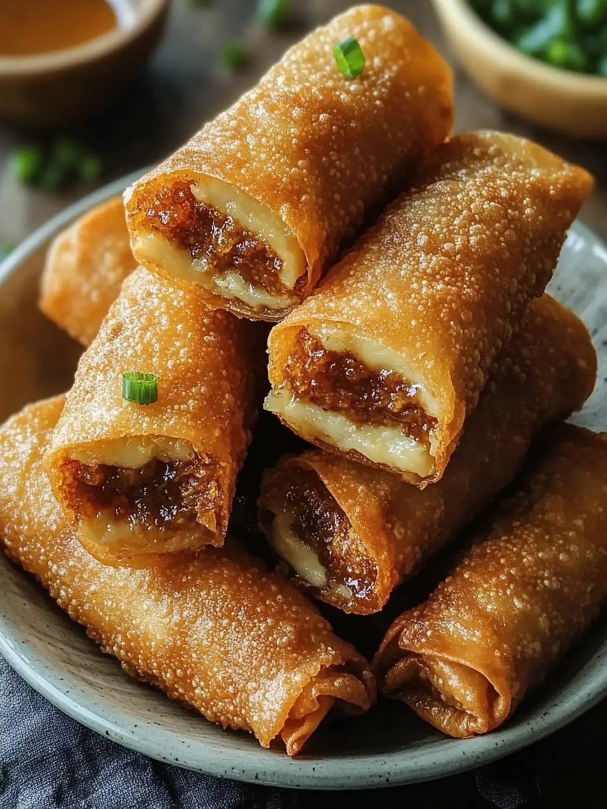 Texas Twinkies Egg Rolls with Honey: Crispy, Sweet Perfection 4 Texas Twinkies Egg Rolls with Honey