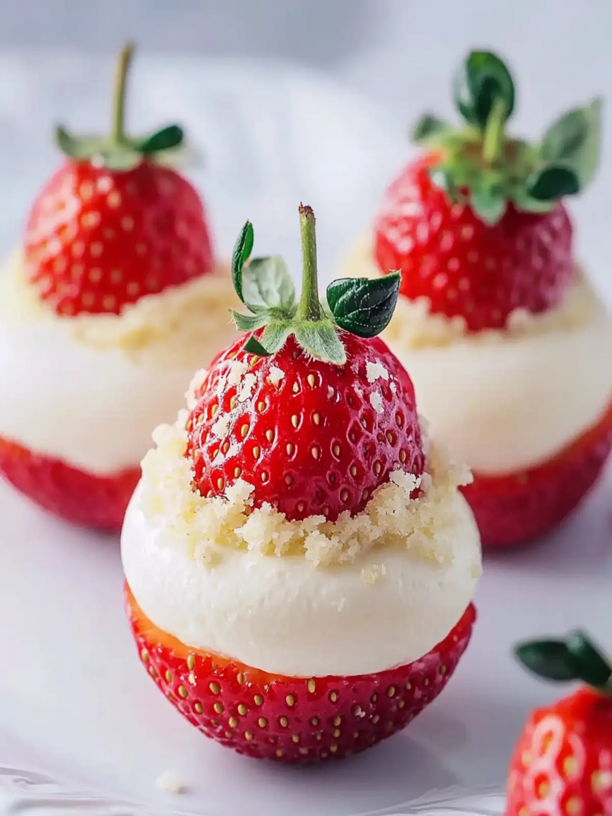 Cheesecake Stuffed Strawberries: Your Easy Summer Treat 5 Cheesecake Stuffed Strawberries