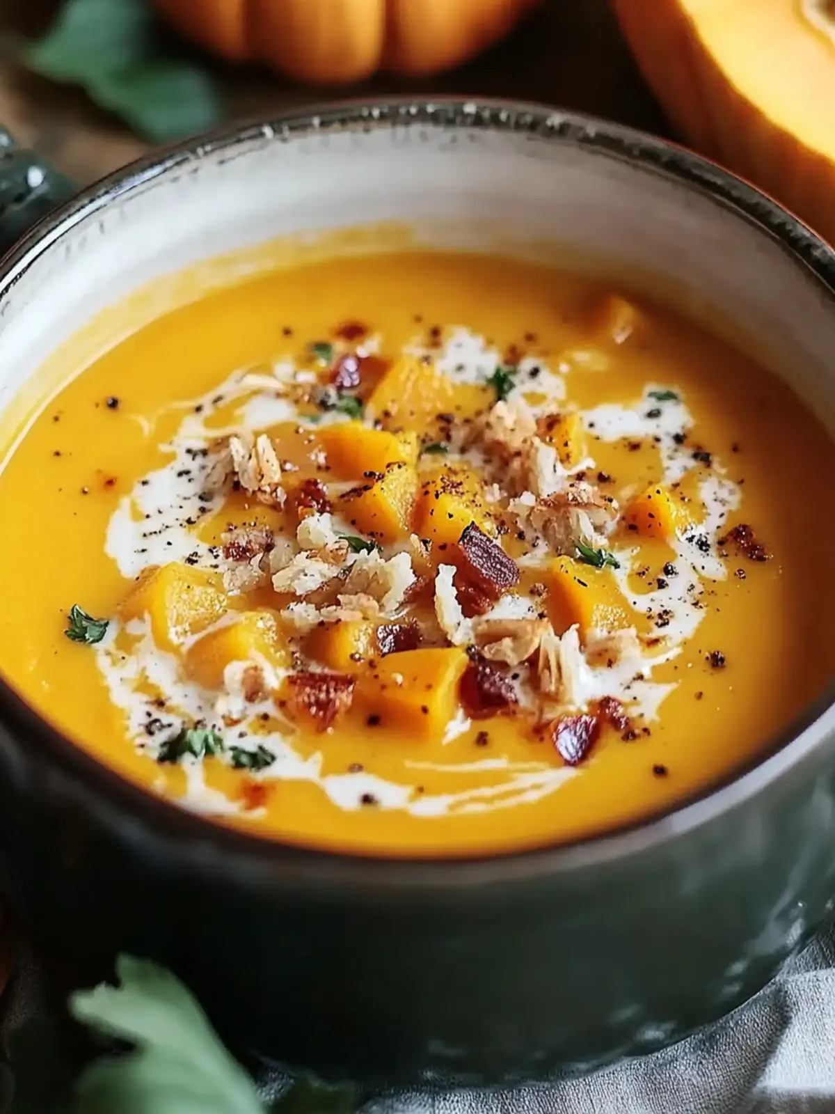 Soul-Warming Creamy Pumpkin Soup for Cozy Nights 4 Creamy Pumpkin Soup