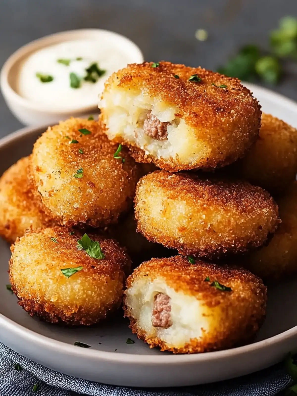 Beef Potato Croquettes: Crispy, Cheesy Bites You’ll Adore 2 Beef Potato Croquettes