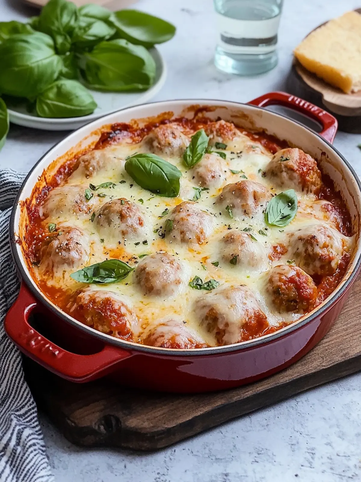 Meatball Parmesan Casserole: A Low-Carb Family Favorite 4 Meatball Parmesan Casserole