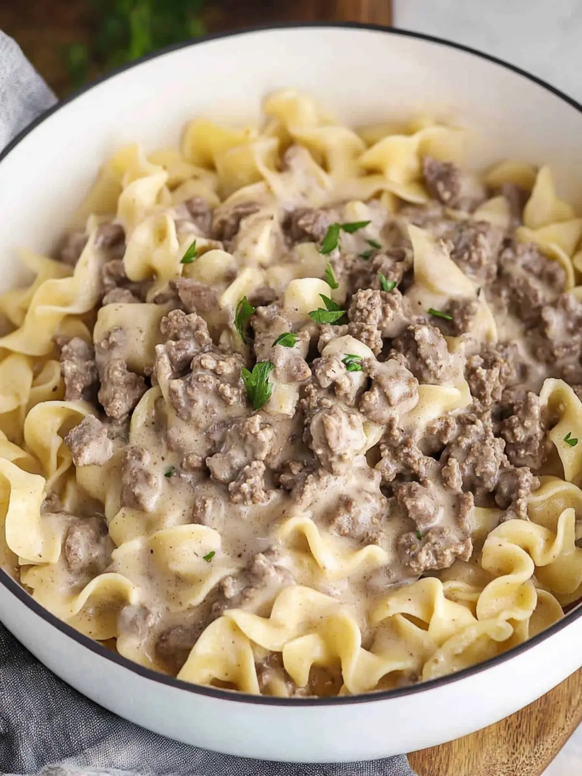 Creamy Easy Ground Beef Stroganoff in Just 30 Minutes 3 Easy Ground Beef Stroganoff (No Cream Soup)