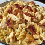 Irresistible Chicken Bacon Ranch Pasta: Comfort in Every Bite 81 Chicken Bacon Ranch Pasta