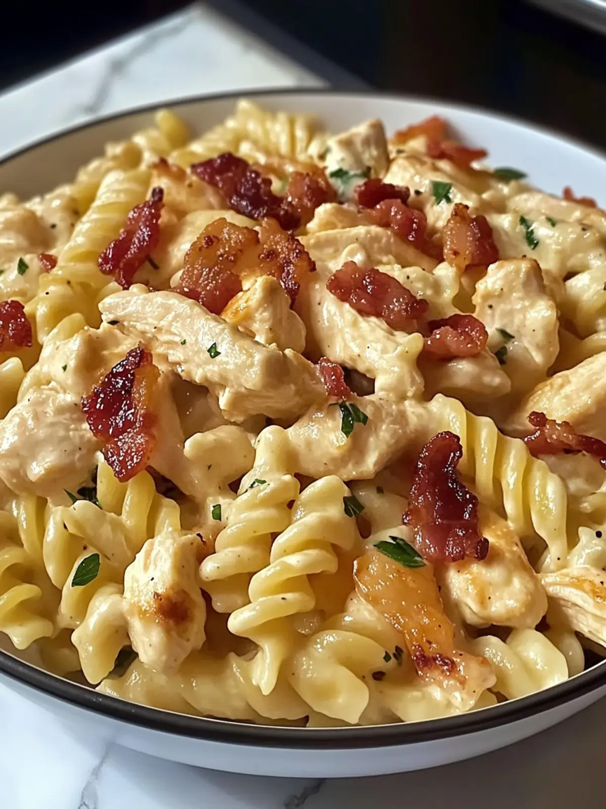Irresistible Chicken Bacon Ranch Pasta: Comfort in Every Bite 5 Chicken Bacon Ranch Pasta