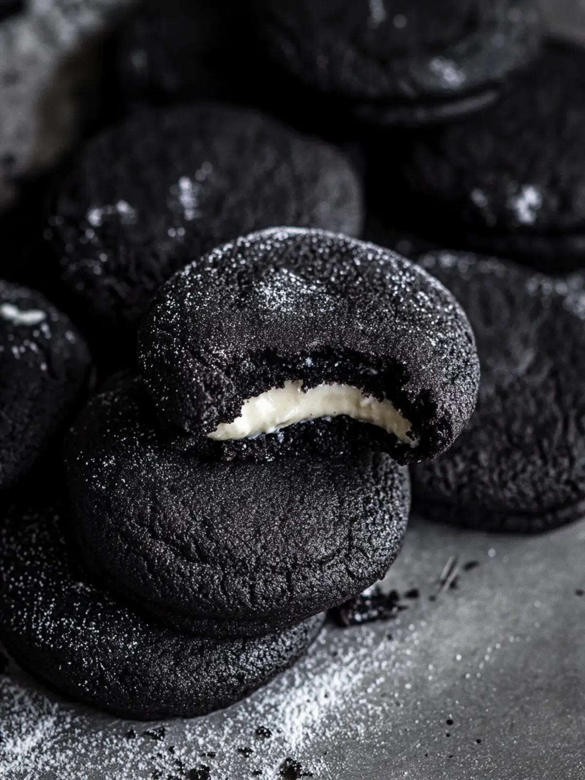 Decadent Black Velvet Cheesecake Cookies for Halloween Delight 2 Black Velvet Cheesecake Cookies
