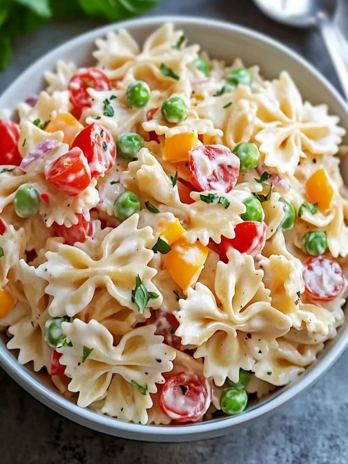Delicious Creamy Bow Tie Pasta Salad for Every Occasion 4 Delicious Creamy Bow Tie Pasta Salad for Every Occasion