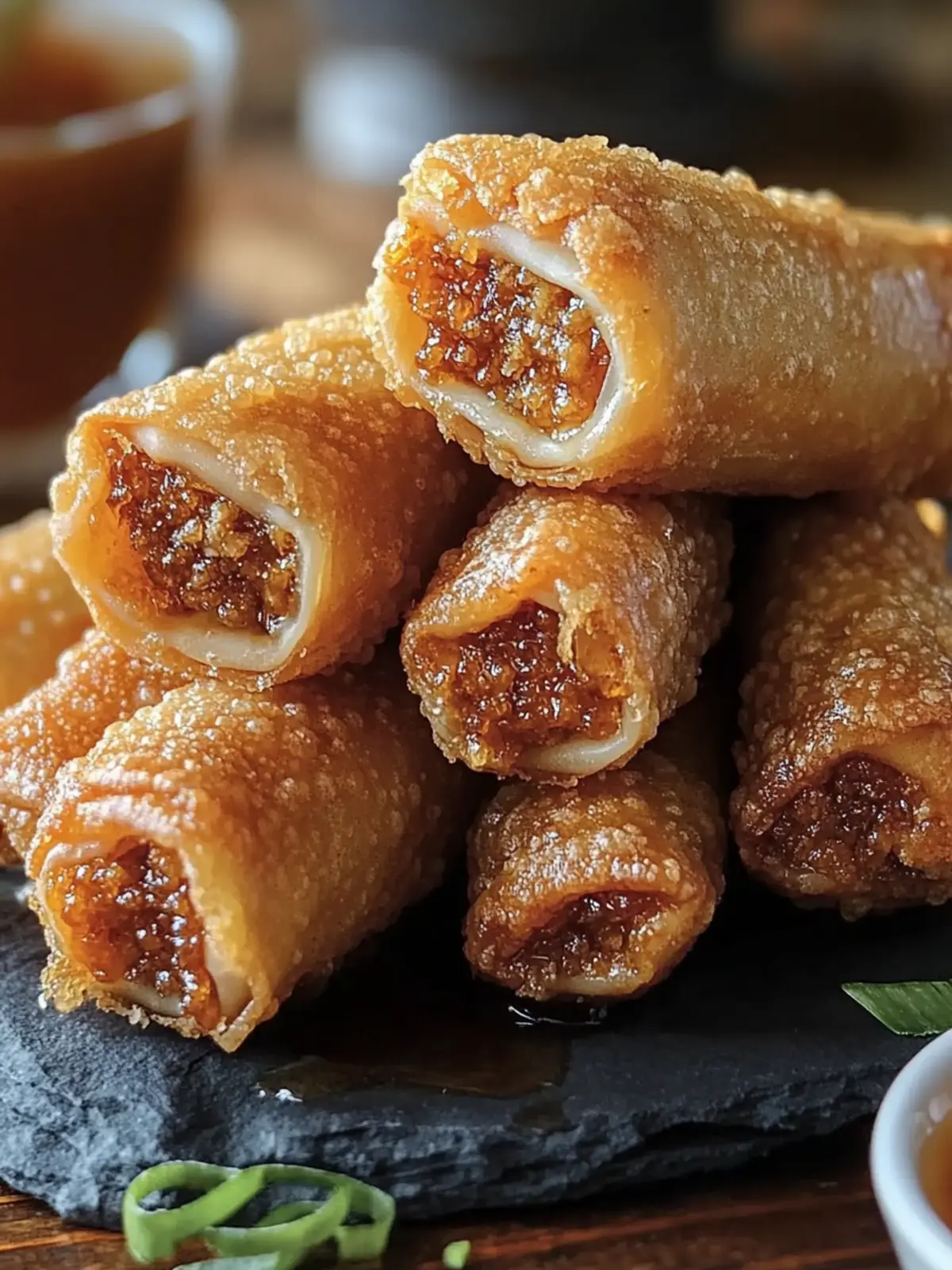 Texas Twinkies Egg Rolls with Honey: Crispy, Sweet Perfection 2 Texas Twinkies Egg Rolls with Honey