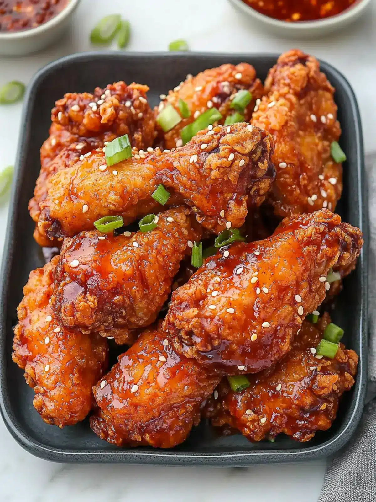Crispy Korean Fried Chicken Dakgangjeong That Impresses Every Time 4 Crispy Korean Fried Chicken (Dakgangjeong)