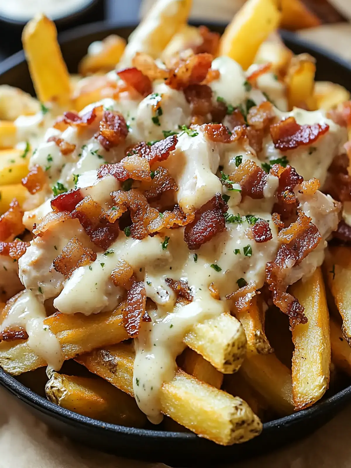 Ultimate Chicken Bacon Ranch Fries Recipe You'll Love 5 Chicken Bacon Ranch Fries Recipe