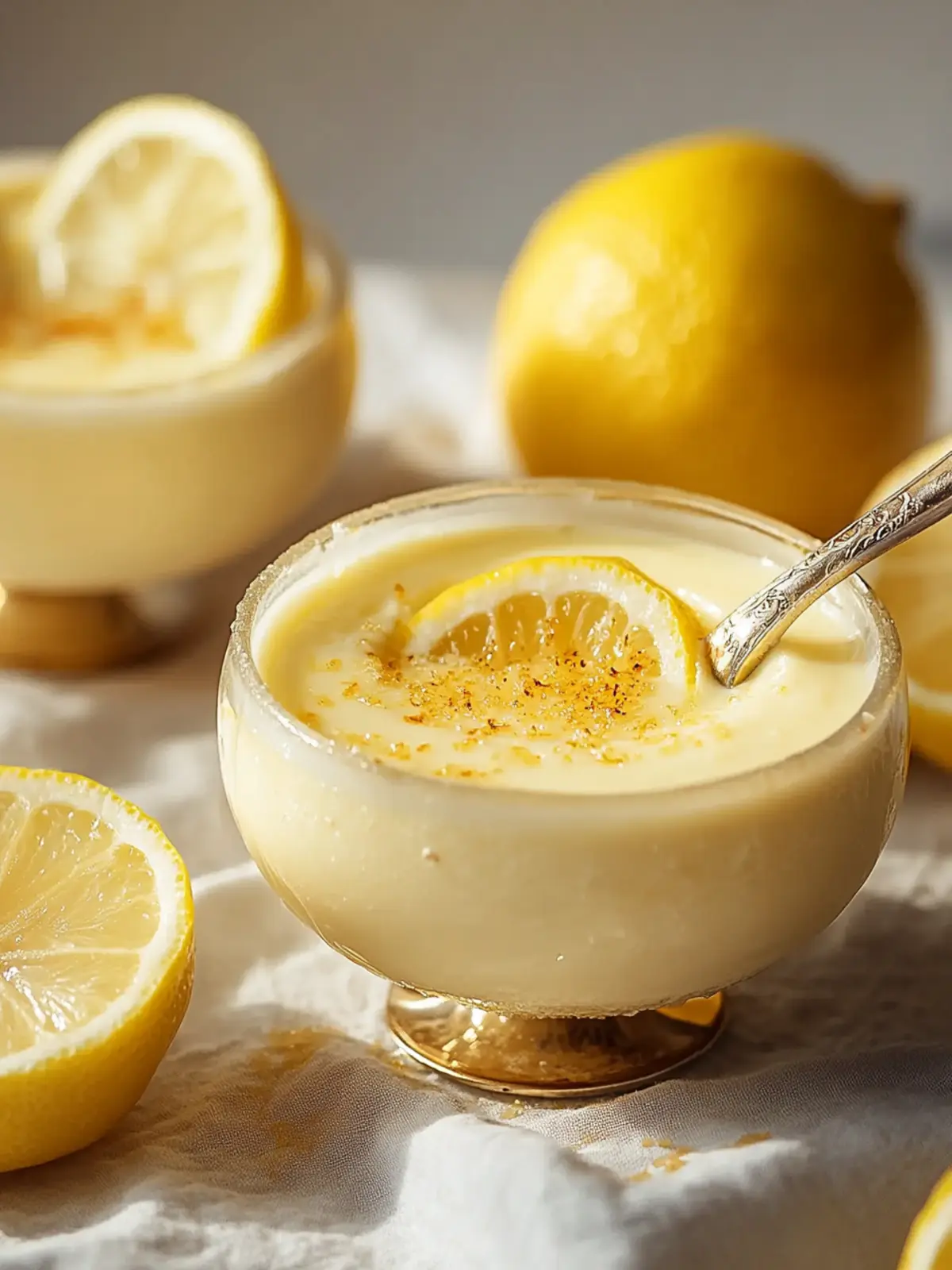 Lemon Posset: Silky Creamy Delight Perfect for Summer Gatherings 2 Lemon Posset