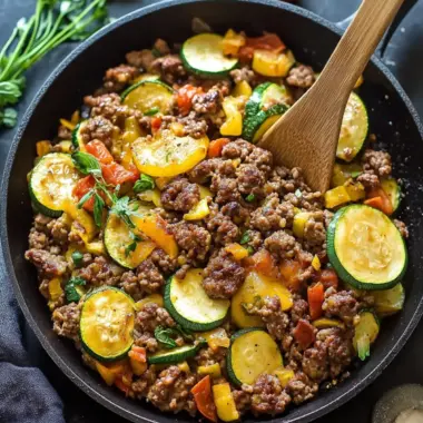30-Minute Hamburger and Zucchini Skillet for Easy Weeknight Dinners 10 Hamburger and Zucchini Skillet