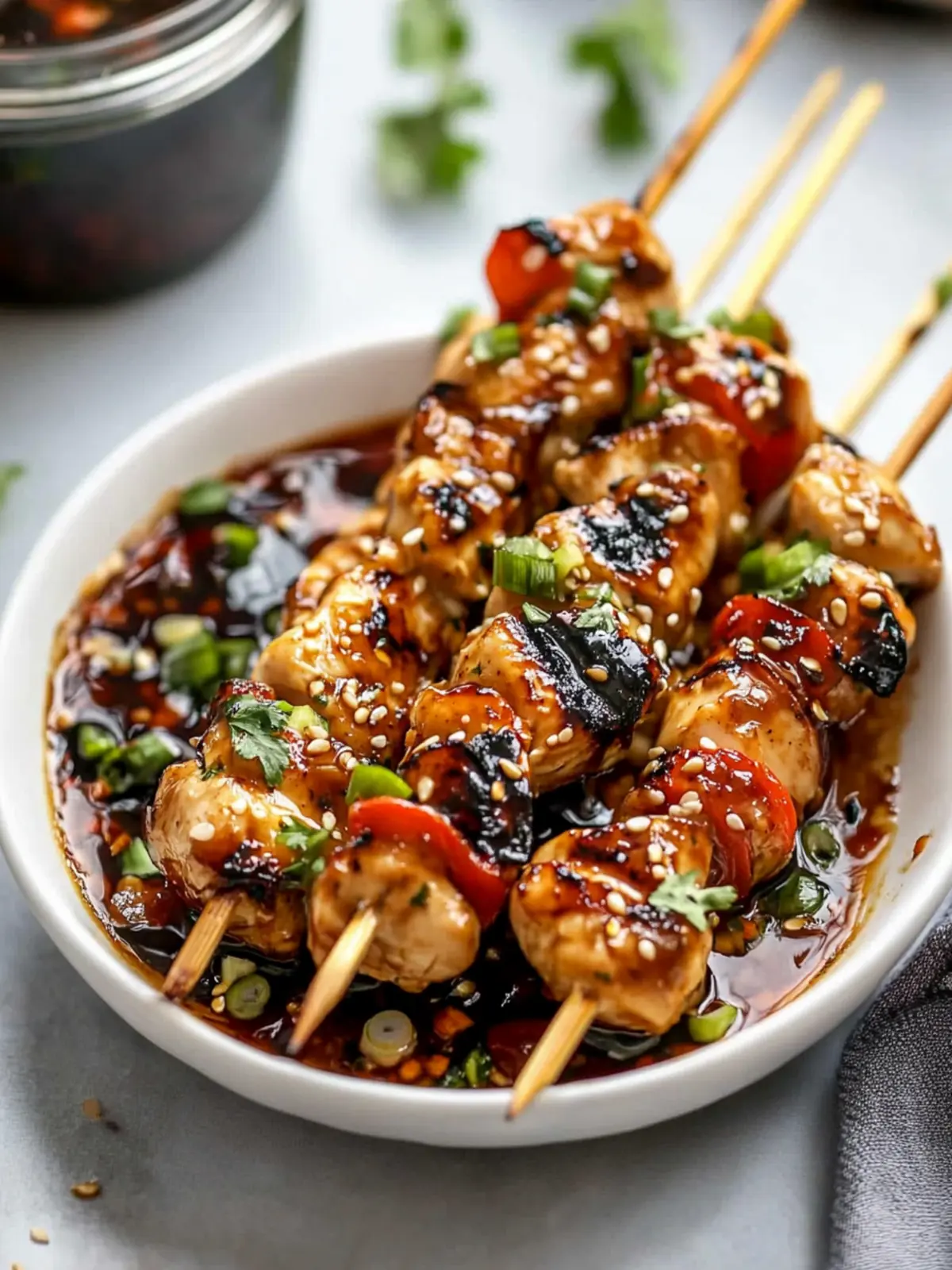 Savory Grilled Asian Chicken Skewers for Quick Weeknight Dinners 5 Grilled Asian Chicken Skewers