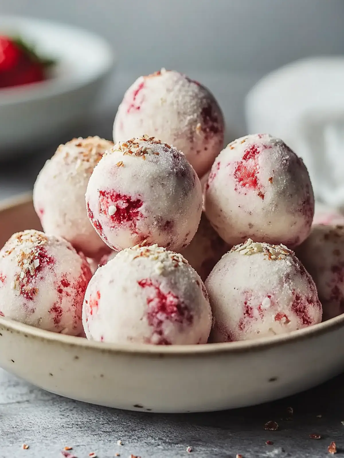 Delicious Strawberry Cheesecake Protein Balls You’ll Love 5 Strawberry Cheesecake Protein Balls