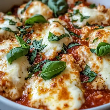 High Protein Chicken Parm Cottage Cheese Bowl Made Easy 9 igh Protein Chicken Parm Cottage Cheese Bowl