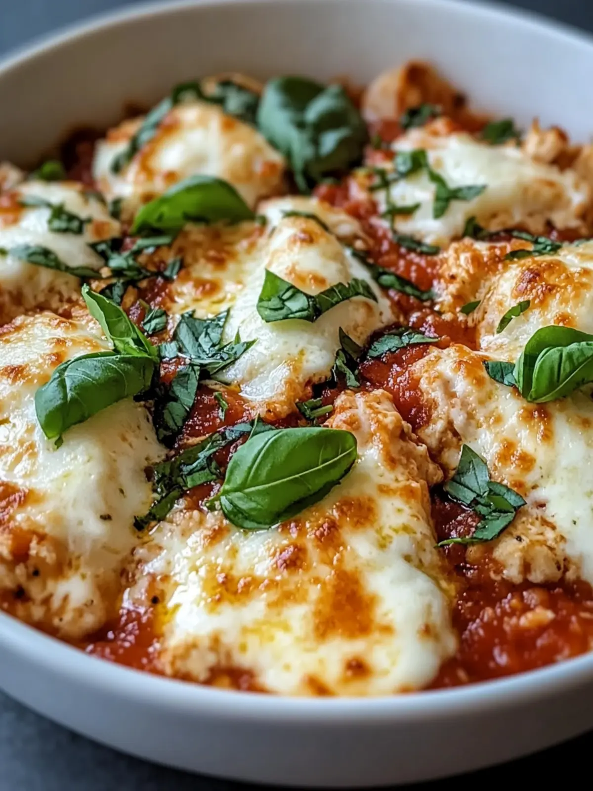 High Protein Chicken Parm Cottage Cheese Bowl Made Easy 5 igh Protein Chicken Parm Cottage Cheese Bowl