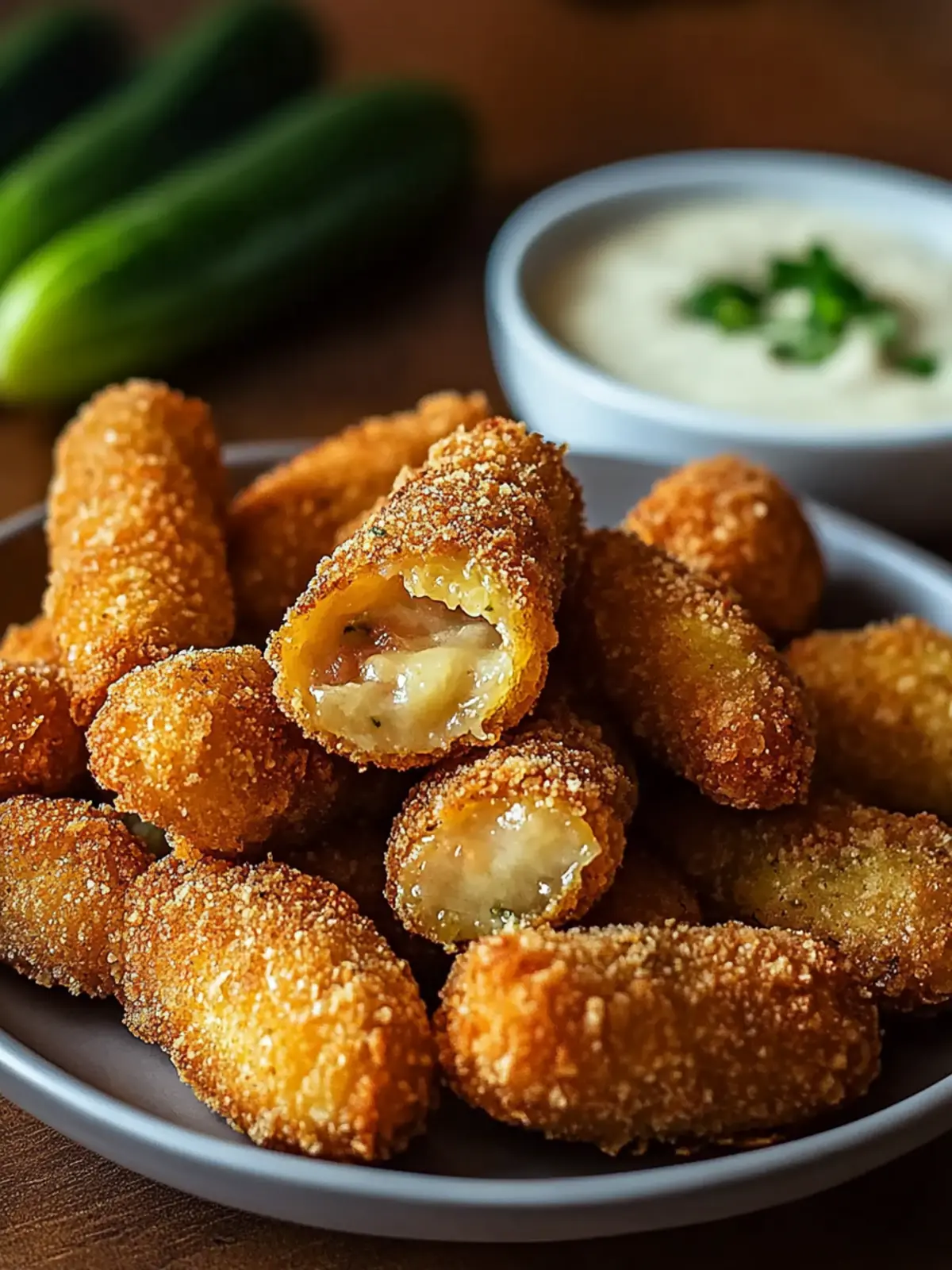 Crispy Stuffed Fried Pickles: Your New Favorite Game Day Snack 2 Stuffed Fried Pickles