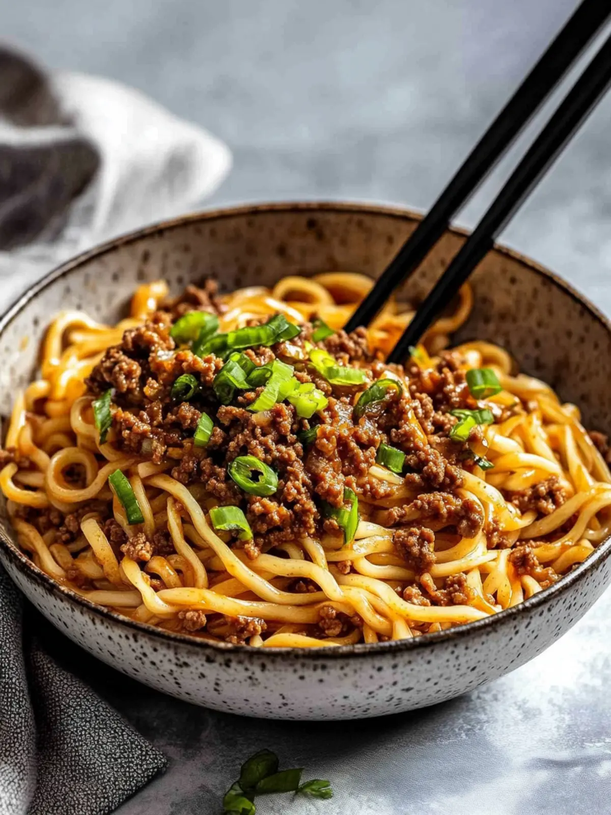 Mongolian Ground Beef Noodles: Quick Family Dinner Delight 3 Mongolian Ground Beef Noodles
