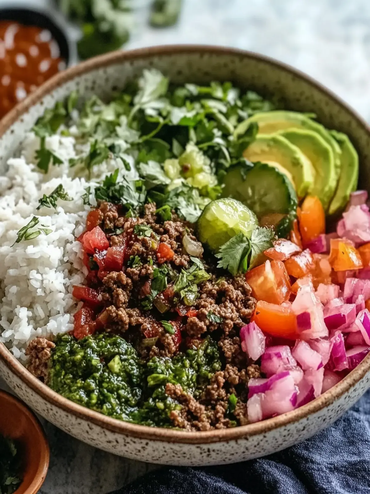 Ground Beef Chimichurri Bowls for a Flavorful Dinner Night 3 Ground Beef Chimichurri Bowls