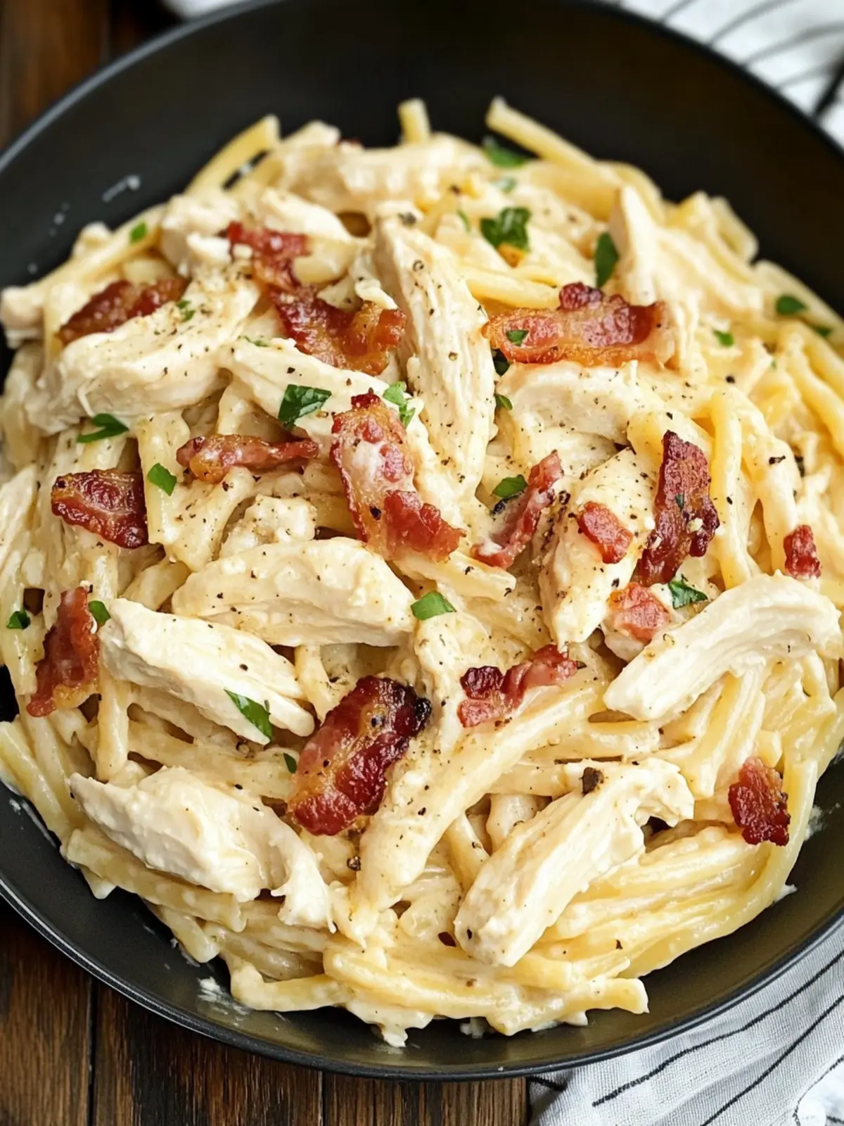 Cream Cheese Bacon Chicken Pasta That Wins Weeknight Dinners 3 Cream Cheese Bacon Chicken Pasta
