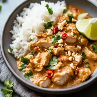 Delicious Slow Cooker Thai Peanut Chicken for Effortless Dinners 9 slow cooker Thai peanut chicken