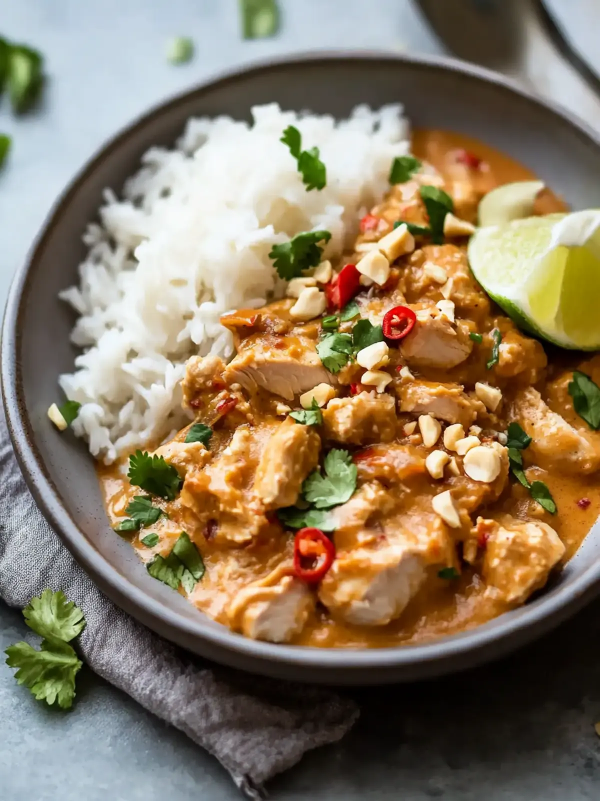 Delicious Slow Cooker Thai Peanut Chicken for Effortless Dinners 5 slow cooker Thai peanut chicken