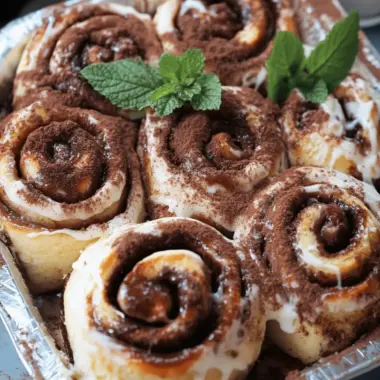 Decadent Tiramisu Cinnamon Rolls to Satisfy Your Sweet Tooth 10 Tiramisu Cinnamon Rolls