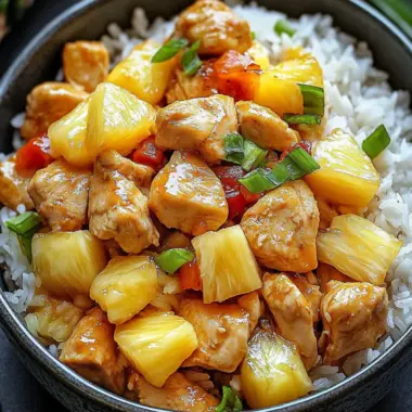 Pineapple Chicken and Rice for a Flavorful Family Feast 10 Pineapple Chicken and Rice