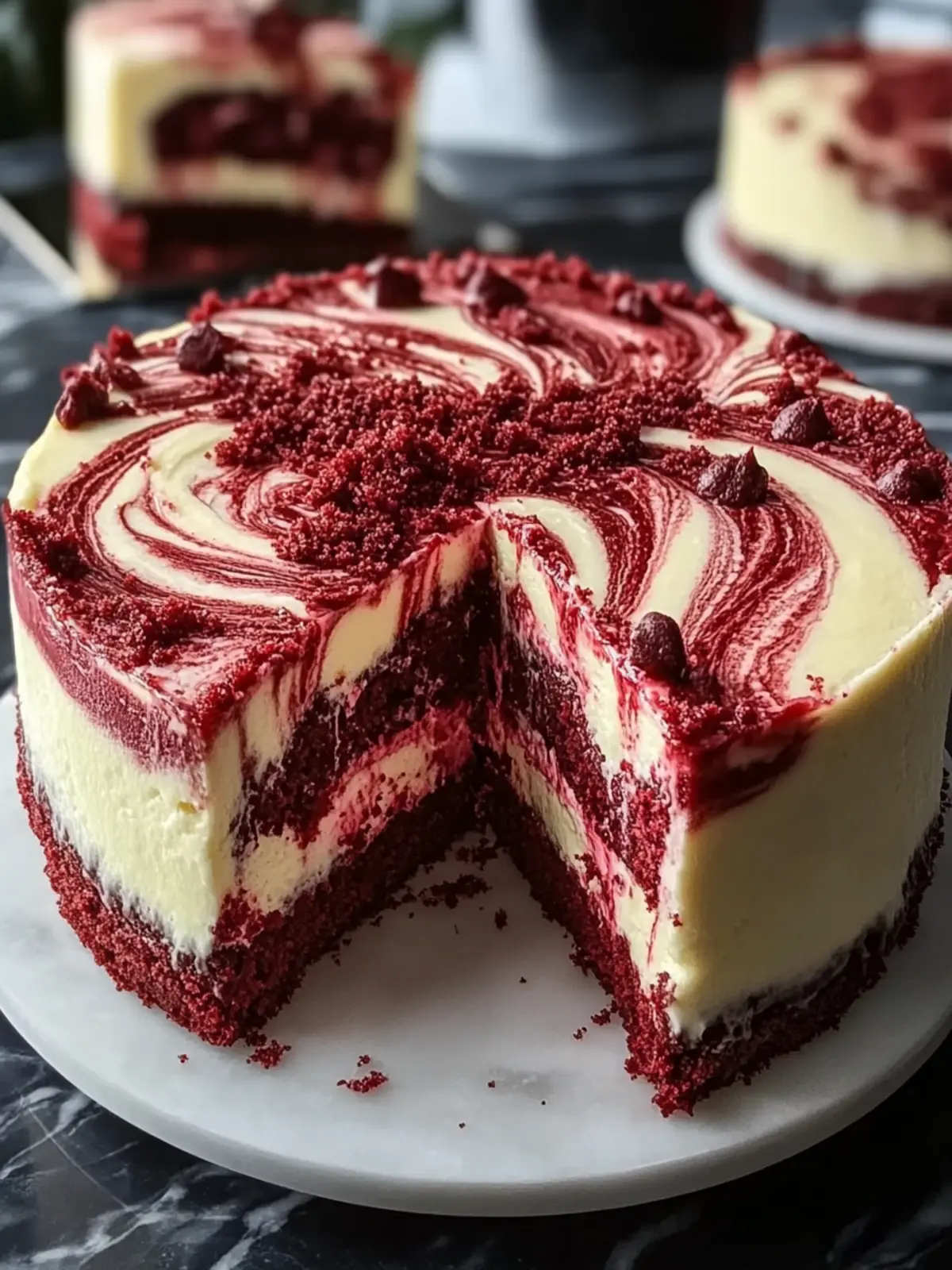 Decadent Red Velvet Cheesecake Swirl Cake You'll Adore 5 Red Velvet Cheesecake Swirl Cake