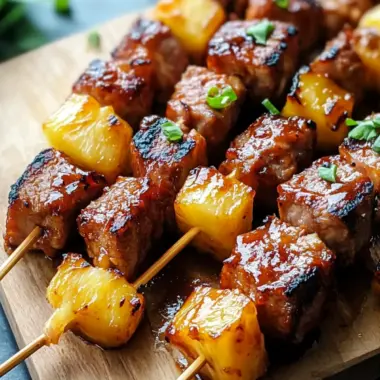 Pineapple BBQ Pork Skewers That Will Wow Your Taste Buds 10 Pineapple BBQ Pork Skewers