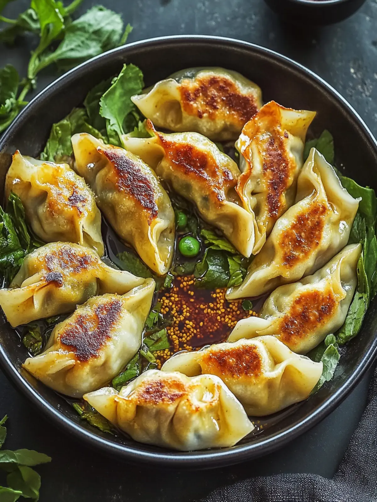 Baked Potstickers with Thai Curry Sauce: Easy Restaurant-Style Delight 3 Baked Potstickers with Thai Curry Sauce