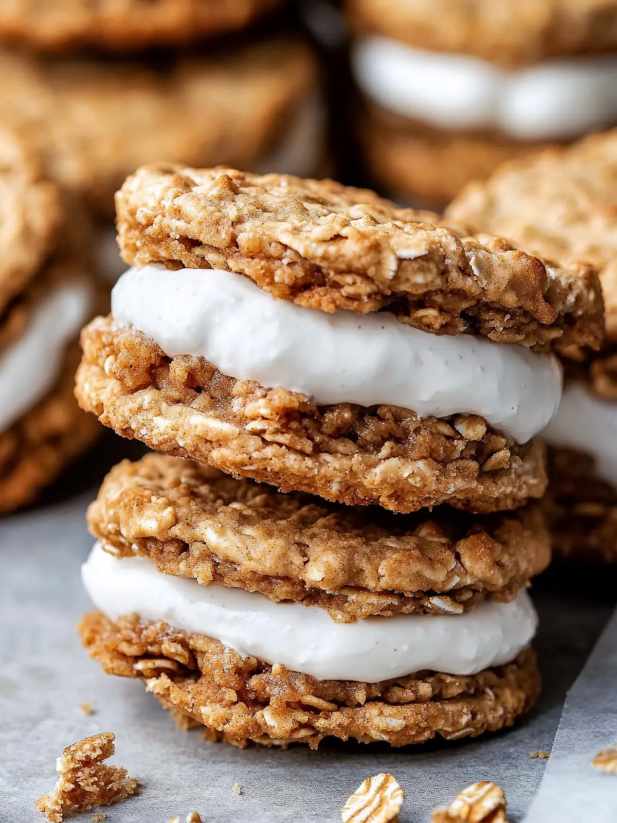 Homemade Oatmeal Cream Pies Crafted with Love and Fluff 3 Oatmeal Cream Pies