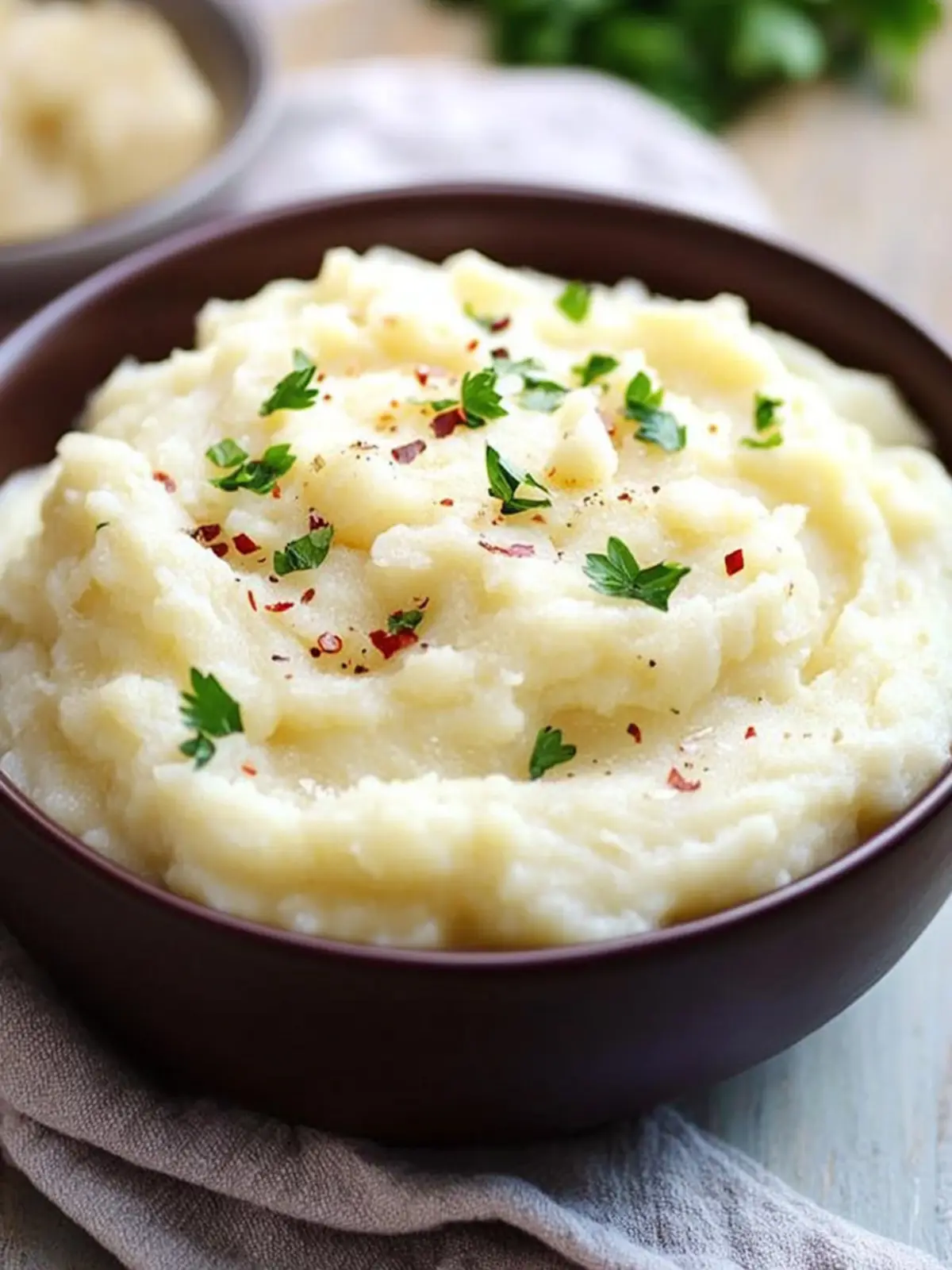 Creamy Garlic Mashed Cauliflower You'll Crave Again and Again 4 Creamy Garlic Mashed Cauliflower