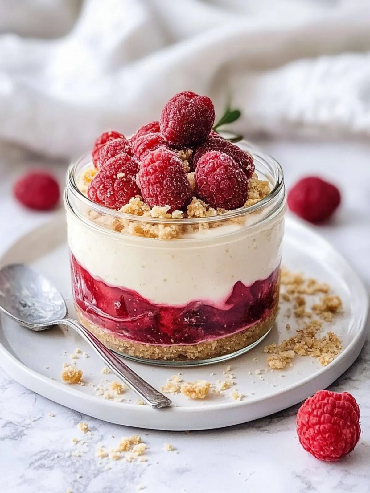 Delicious No Bake Protein Cheesecake Jar for Guilt-Free Indulgence 5 No Bake Protein Cheesecake Jar